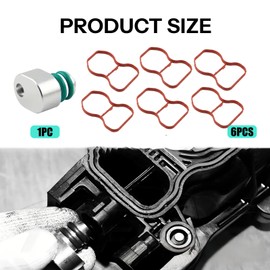 Hugwish drallklappen stopfen N57 N57S, drallklappen blindstopfen satz swirl N57 Für E90 E91 E92 E93 F07 F10 F11 F01 F02 E70 E71 F07