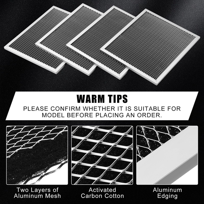 Baquler Range Hood Filter Compatible with Broan Nutone 97007696 Range