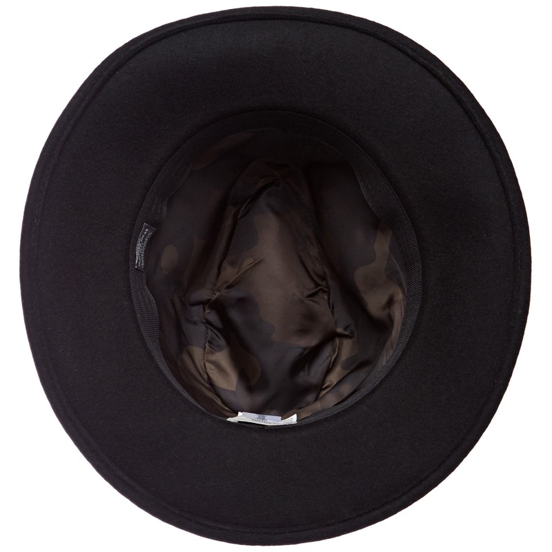 camel active Men's 401110/6H11 Porkpie Hat, (Black 9), L