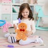 MEZHEN Gingerbread Man Cuddly Toy Plush Toys Cute Gingerbread Man