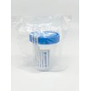 Sterile Specimen Cups with Lids: 4oz Transparent Urine Collection Cup