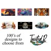 Twisted R Design Neon Semi Girl Trucker Front License Plate