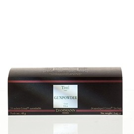 Green Tea China Gunpowder DAMMANN Frères 24 Envelopes Glass France Thé Black Teabags (Fra)
