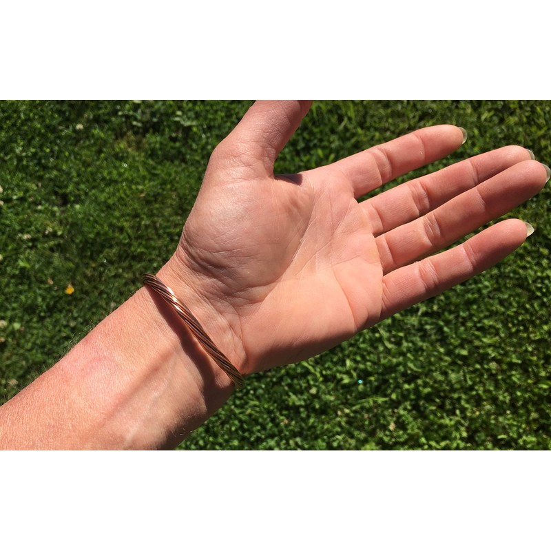 KiskatomCat Pure Copper Magnetic Bracelet for Men or Women, Made