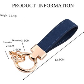 Youdian - Llavero de piel personalizado con nombre de grabado, regalo personalizado para cumpleaños, hombres y mujeres