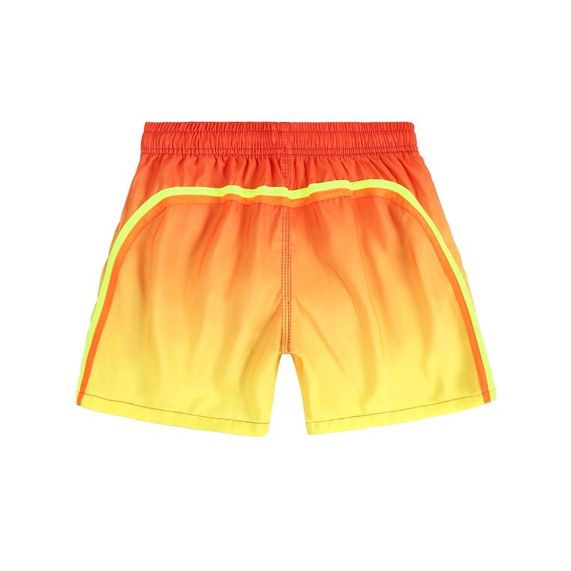 SERENYOU Boys' Swimming Trunks Colour Gradient Swimming Shorts with Mesh