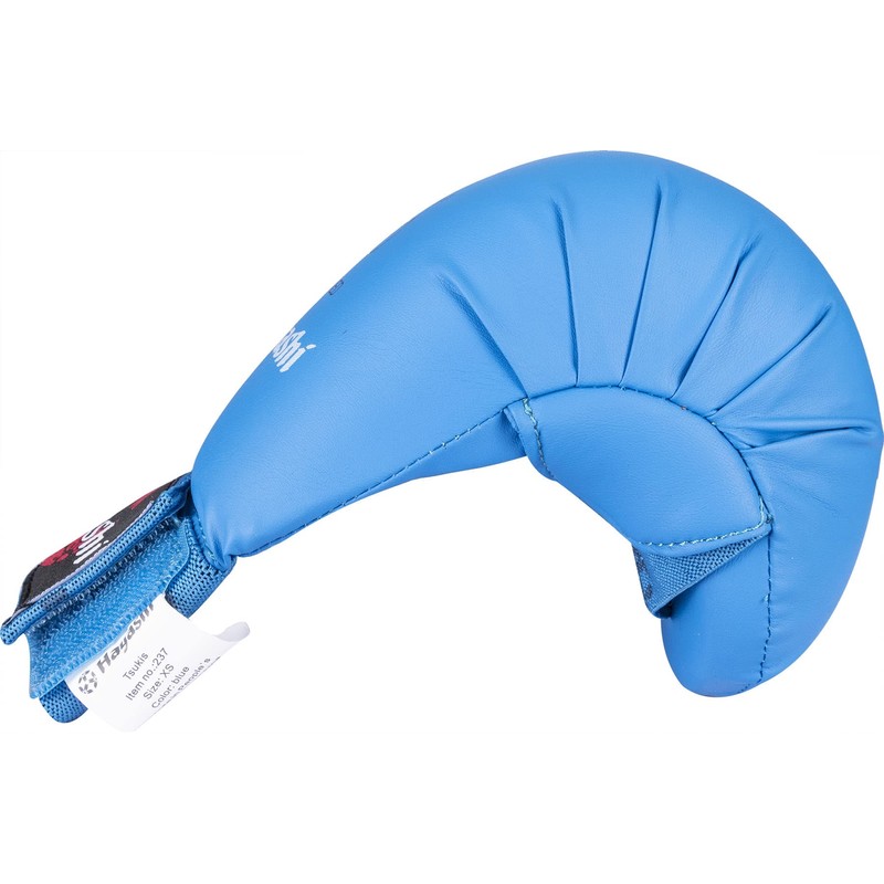 Hayashi Karate Fist Guard TSUKI (WKF Approved) - Blue, Size