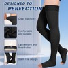 2 Pairs Compression Stockings for Women & Men, Thigh High