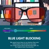 SODQW Blue Light Blocking Glasses for Women Men Square Anti