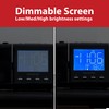 Magnasonic Projection Alarm Clock with AM/FM Radio, Battery Backup, Auto