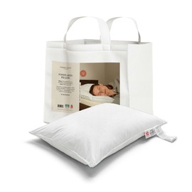 FOSSFLAKES Nordic Sleep, Bed Pillow Hypoallergenic Supportive with Down Alternate, Breathable and Machine Washable, Ideal for Side and Back Sleepers (White Medium High, King (U.S. Standard))