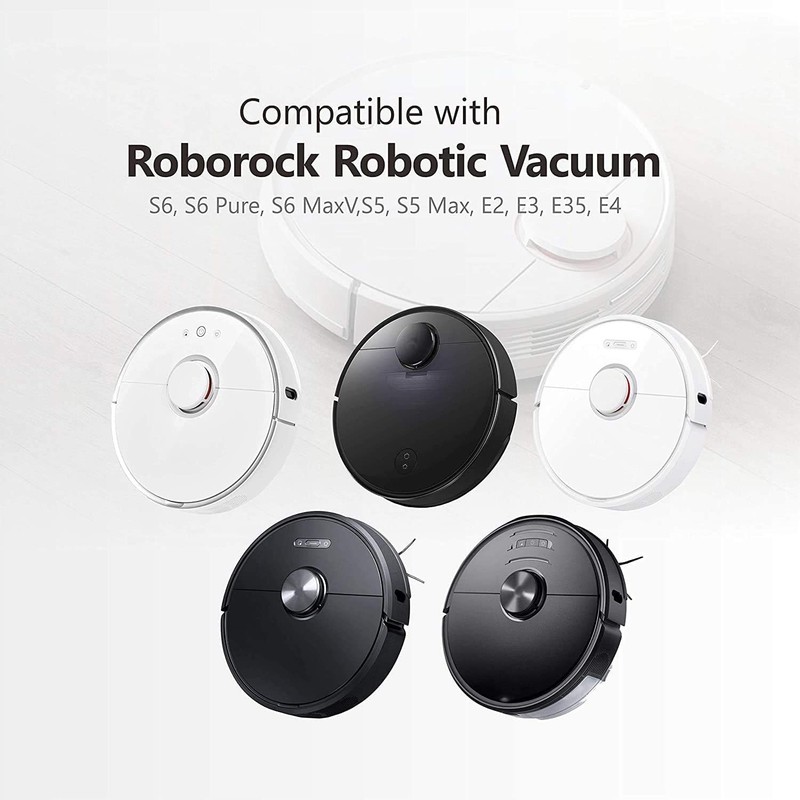 KEEPOW 6 Pcs Microfiber Mop Cloth Compatible with Roborock S5,