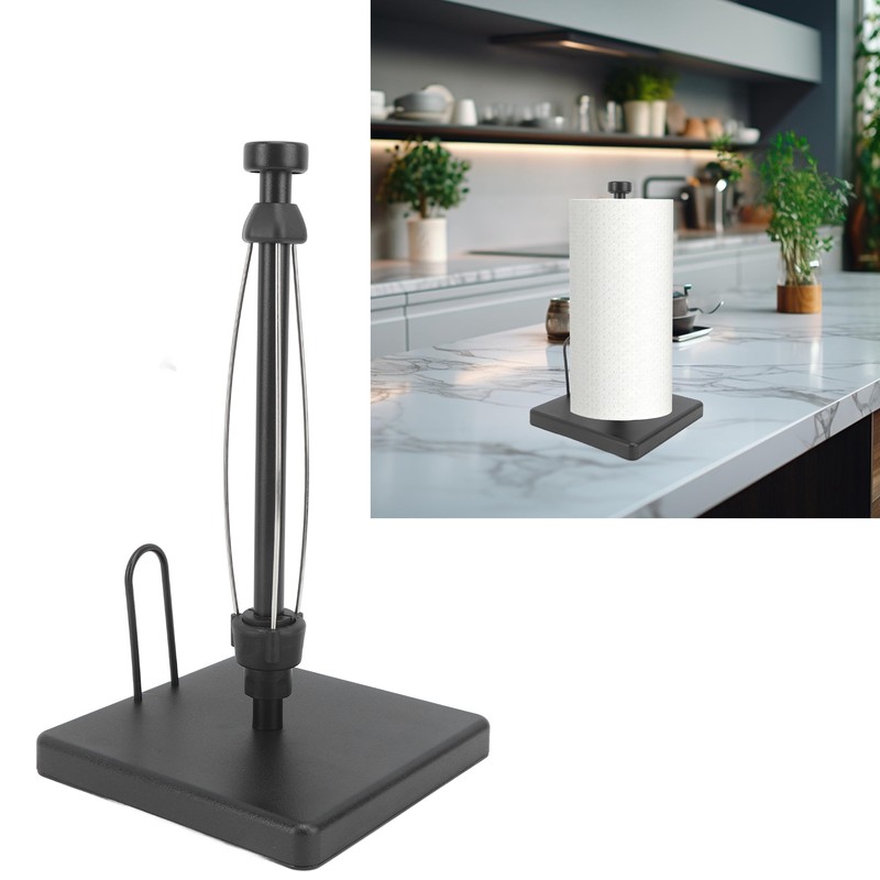 Paper Towel Holder with Damping Effect Stainless Steel Punch Free