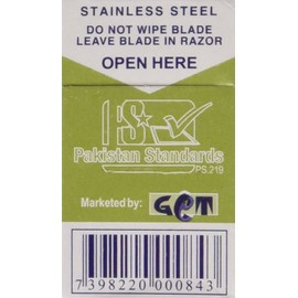 Trig Silver Edge Stainless Double Edge Razor Blades - 30 Ct