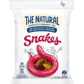 The Natural Confectionery Co. Bulk The Natural Confectionery Co. Snakes 230g ($4.99 each x 12 units)