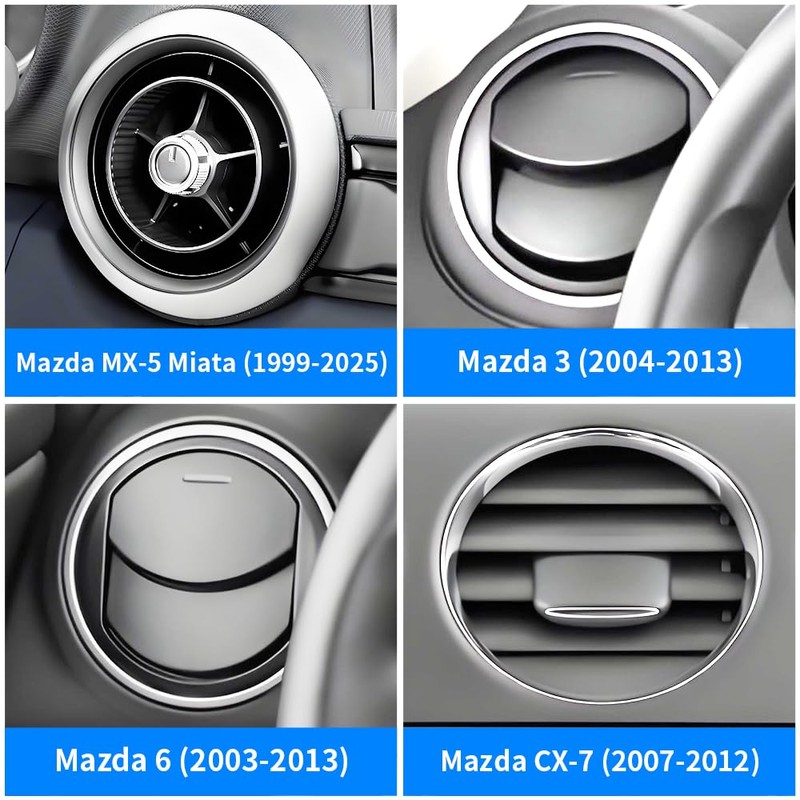Car Phone Mount for Mazda MX-5 Miata 1999-2025，Mazda 6 2003-2013，Mazda