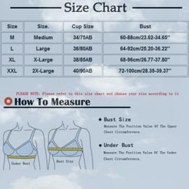 4 Pack Women's Orthopedic Anti-Sagging Bras Sexy Comfy Push Up Posture Correcting Bralette Breathable Everyday Bras(A- Pink,Large)