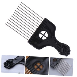 Baluue Wide Tooth Comb Plastic Handle Hairdressing Rake Slick Brush for Adults Boys and Girls Styling