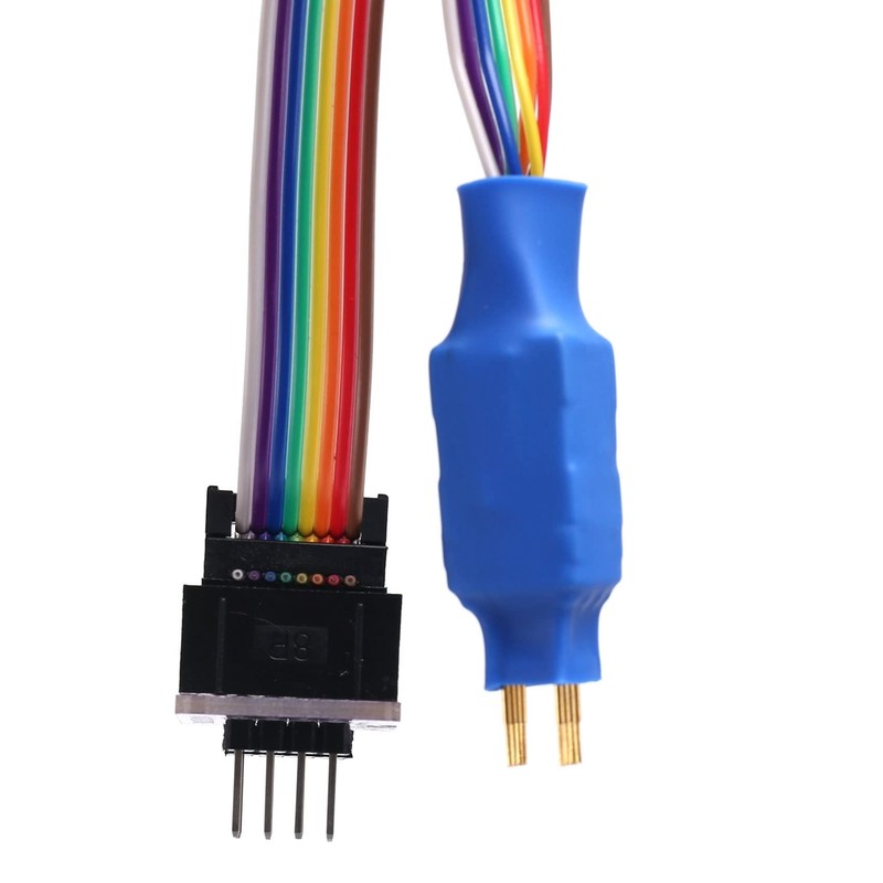 Qezodsx SOIC8 SOP8 Test Clip Probe Line for EEPROM 93CXX/25CXX/24CXX