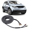 Car Audio Signal Cable Adapter 4.5m/180in Black PVC Plastic Layer