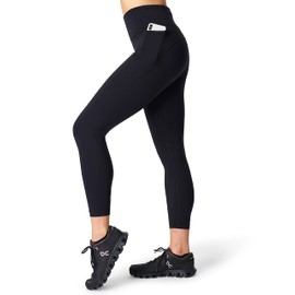 Sweaty Betty Womens Bum Sculpting Power 7/8 Workout Leggings with Side and Back Pocket Size XL Black