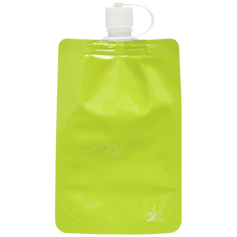 Shark Skinz z Flexible Reusable 7.5 oz Flask, Pink/Green