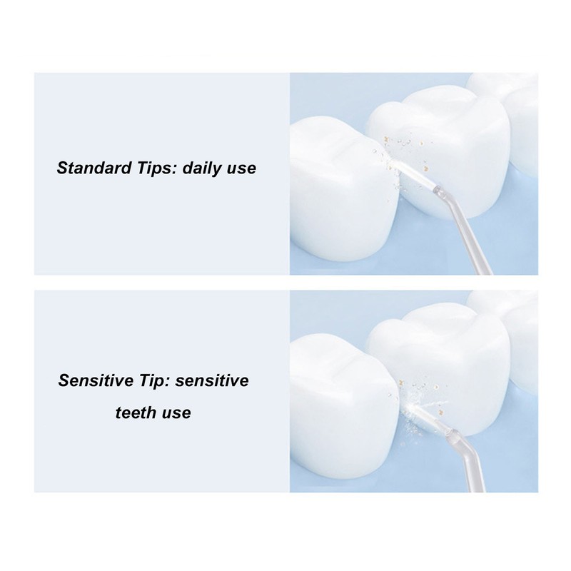 Electric Oral Irrigator 3 Modes 4 Nozzles 360 Degree Rotating