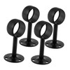 Operitacx Modern Wardrobe Pipe Brackets 4pcs Heavy Duty Closet Pole
