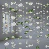 12 Pcs 70.8 Ft Hanging Floral Garland Silk,Boho,White