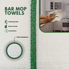 Dark White Ultra Absorbent Bar Mop Towels – Lint-Free, Durable