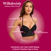 Low Back Bra for Women-Seamless Invisiable Backless Bras-Lightly Lined Open