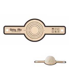 Yuannee Silikon Backmatte für Dutch Oven,Silikon Backmatte Brot Wiederverwendbare Backunterlage Antihafte Backmatte Leicht Zu Reinigen für Teig für Heißluftfritteusen Hausbäckereien