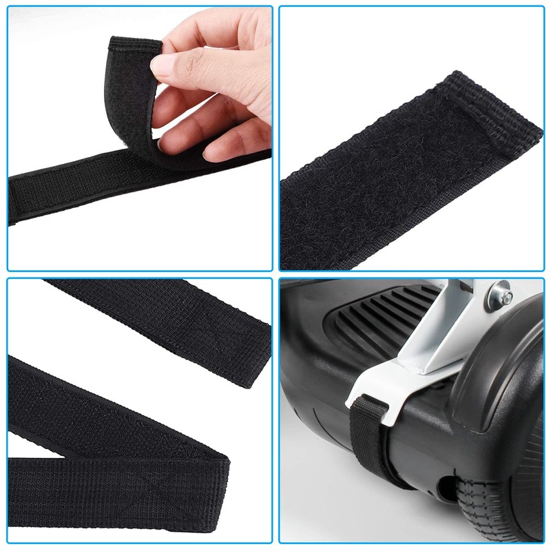SISIGAD 4/6/8 Pack hoverboard straps for kart, Hoverboard Seat Attachment