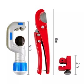 Efield 3Pcs Tube Cutters Kit:Large ,Mini Cutter For 1/8" to 1-1/4" Copper &Plastic Pipe