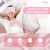 Hilph Sleeping Mask, Sleeping Mask, 100% Light Blocking Eye Mask,