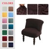 Armless Accent Chair Cover, Jacquard Stretch Armless Slipper Chair Cover,Modern