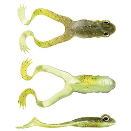 Spro IRIS-Series The Frog 12 cm / 20 g Brown Chartreuse/Rubber Frog