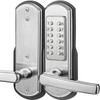 Keyless Entry Door Lock with Handle - Mechanical Lock with