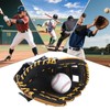 Baseball Glove - Softball Practice Mitts - Leather Outfield Softball