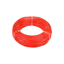 H07V-K Wiring Cable 1.0 mm² Red - 10 Metres - Fine-Strand Cable Cable 1.0 mm² 1 mm² H05V-K Single Wire Vehicle Cable Control Cabinet Distributor Flexible