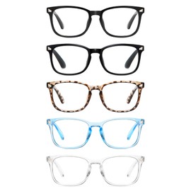 CCVOO Reading Glasses for Women/Men, Eyeglasses, Blue Light Readers for Women/Men, Computer Eye Glasses, Cheaters
