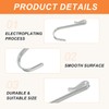 PATIKIL 2.3" J Hooks, 12 Pack Hook Wire Rack Hooks