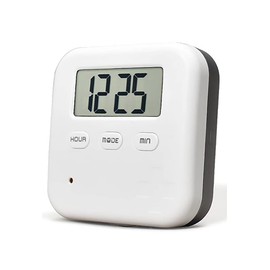 Lifemax Small Vibration Pill Box - Dementia Friendly Pill Organiser with 5 Daily Audible & Vibration Reminders, 4 Easy Open Compartments, LCD Time Display, Ideal for Seniors, Compact & Pocket Sized