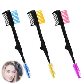 PAVIKE Eyelash Comb Eyebrow Comb Makeup Brush Eyebrow Brush & Comb Eyebrow Brush Eyebrow Brush Eyebrow Comb Eyelash Comb Foldable Makeup Brush 3 Pack for Both Eyebrows and Eyelashes Foldable