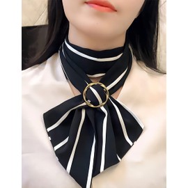 Fxiqini 9Pcs Scarf Clip Rings T-shirt Clips Circle Clothing Corner Knotted Wrap Holder Waist Cincher Buckle Clasp for Women