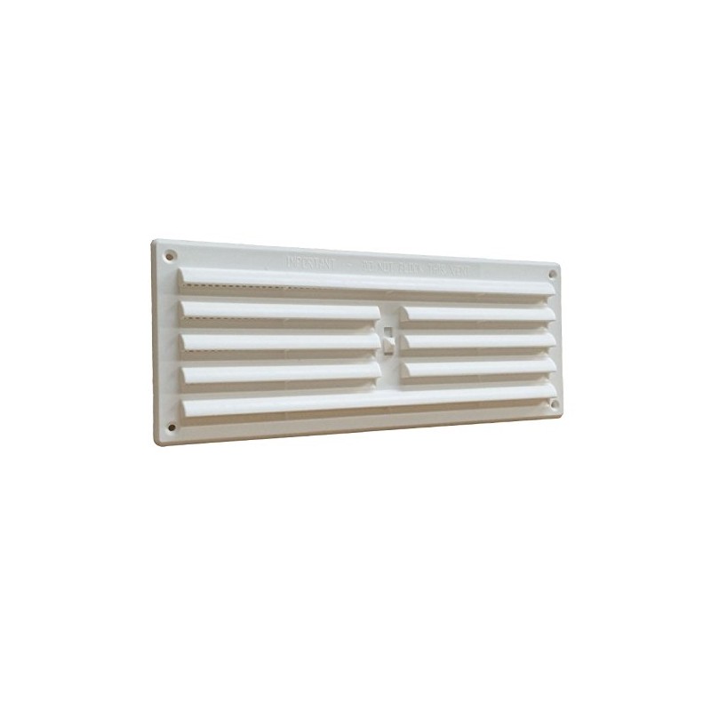 9" x 3" White Plastic Adjustable Air Vent louvre Grille
