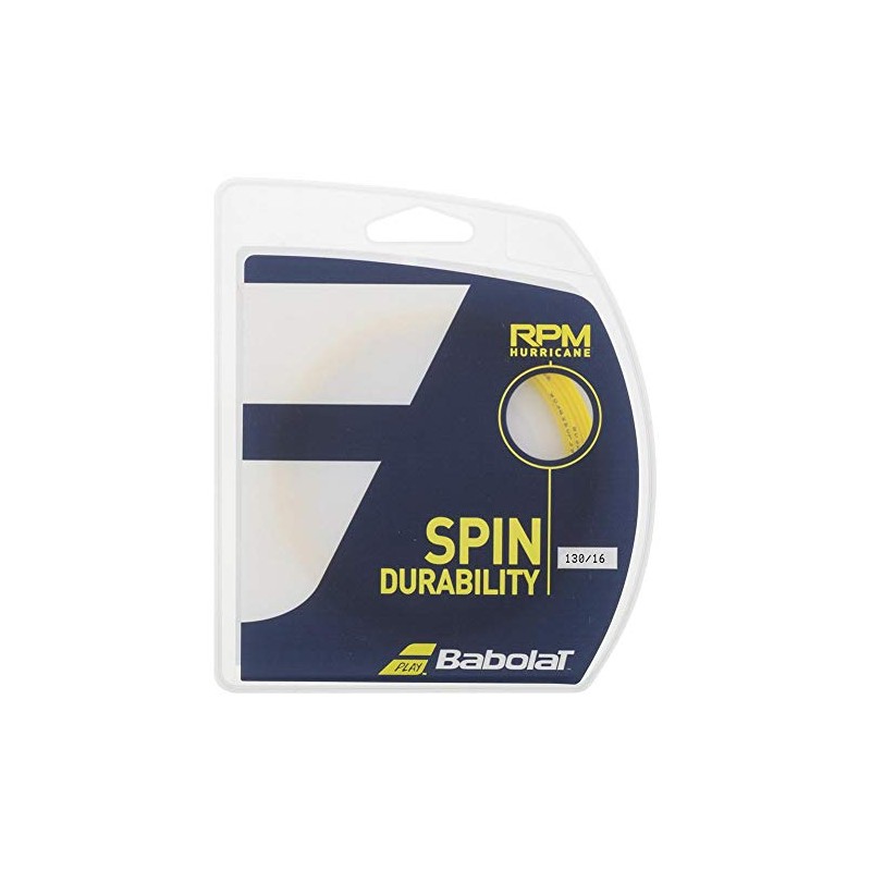 Babolat Tennis String String String RPM HURRICANE (RPM Hurricane) Yellow