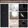 Unbranded Home Use Blackout Curtains Thermal Insulated Window Shades Black
