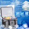 Hulongo 42L Soft Cooler, Insulated Large Cooler Bag for Beach,