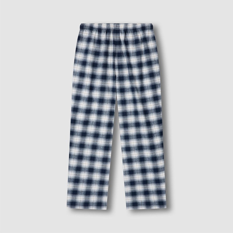 JAJU [JAJU/자주] 여 플란넬 파자마 팬츠_다크 네이비 [JAJU] Women's Flannel